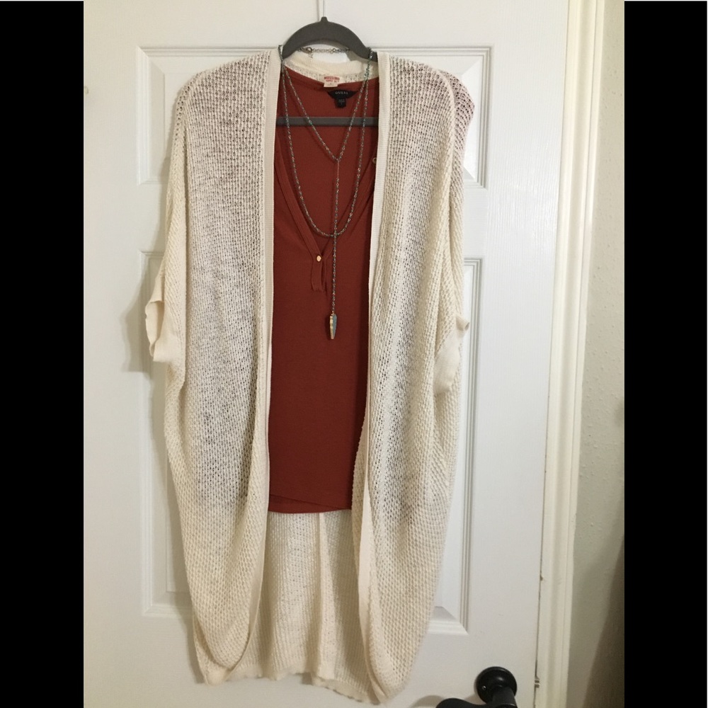 Mossimo Long Knit cover up
